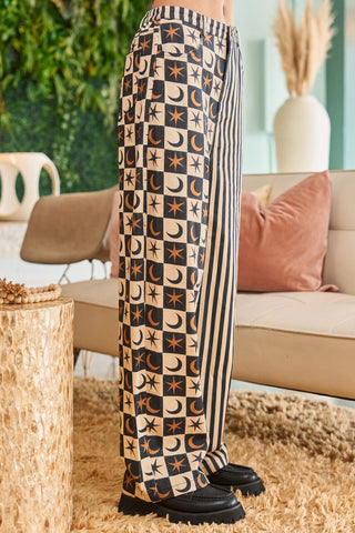 Celestial Muse Mixed Stripe Pants