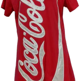 Queen Of Sparkles-Red Coca Cola Logo Tee Dress