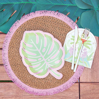 Cabana Club Palm Leaf Plates - Boutique Bella Bellapaper plate