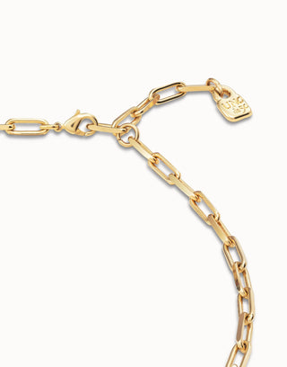 Cadena 9 Gold - Short link chain charm necklace - Boutique Bella BellaUno de 50 - Necklace