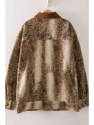 Desert Rebel Mixed Leopard Shacket