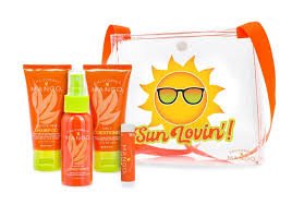 California Mango On The Go Concert Bag 5PC Hair Care Kit - Boutique Bella BellaGift Set