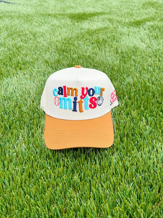 Calm Your Mitts Puff Stitch Hat - Boutique Bella BellaHat