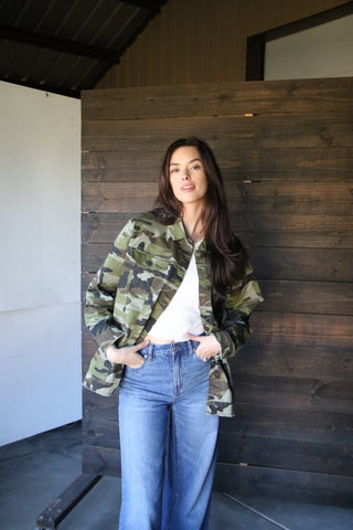 Camo Chaos Jacket - Boutique Bella BellaJacket