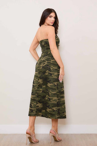 Camo Crush Dress - Boutique Bella Belladress