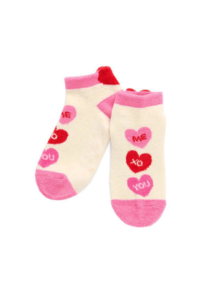 Candy Hearts Home Socks Shiraleah - Boutique Bella BellaValentines