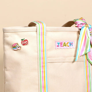 Canvas Tote Bag – School's in Session - Boutique Bella BellaTote Bag