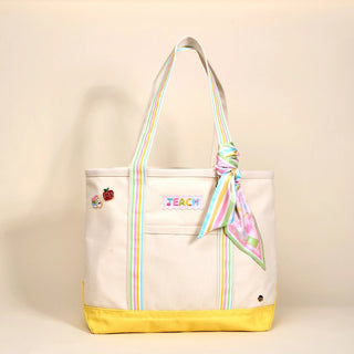 Canvas Tote Bag – School's in Session - Boutique Bella BellaTote Bag