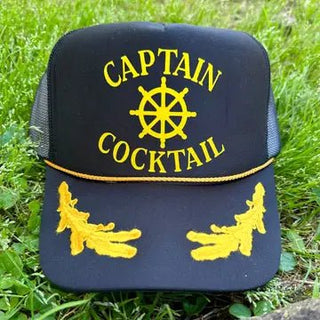 Captain Cocktail Trucker Hat - Boutique Bella Bellatrucker hat