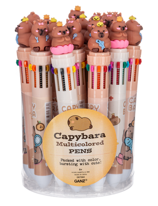 Capybara Multicolored Pen - Boutique Bella Bellapens