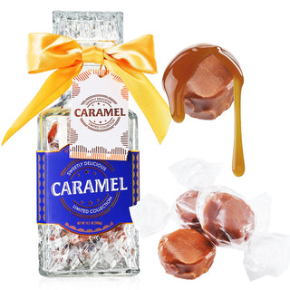 Fathers Day Gifts For Men Dad Chocolate Caramels Candy Gift Glass Whiskey Decanter Bourbon Scotch Li