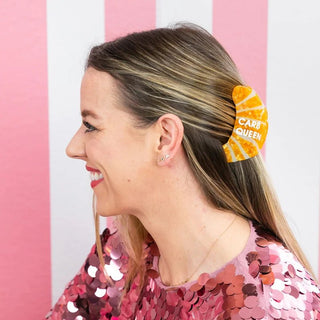 Carb Queen - Croissant - Acetate Hair Claw Clip - Boutique Bella BellaClaw Clip