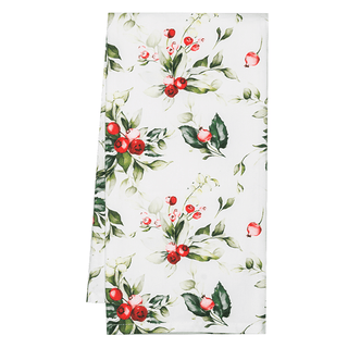 Cardinal Botanical Tea Towel Ganz - Boutique Bella BellaChristmas Decor