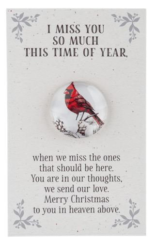 Cardinal Christmas Memory Token - Boutique Bella BellaChristmas Decor
