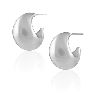 Carly Crescent Hoop - Boutique Bella BellaEarring