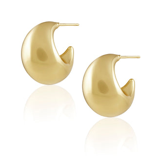 Carly Crescent Hoop - Boutique Bella BellaEarring