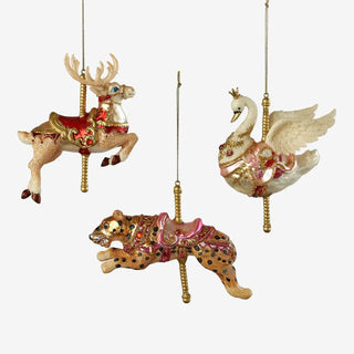 Carousel Glass Ornaments - Boutique Bella BellaOrnament
