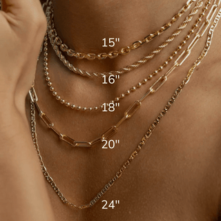 Carrie Paper Clip Necklace - Boutique Bella BellaNecklace