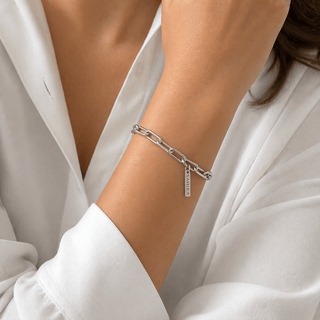 Carrie Paperclip Link Bracelet - Boutique Bella BellaBracelet