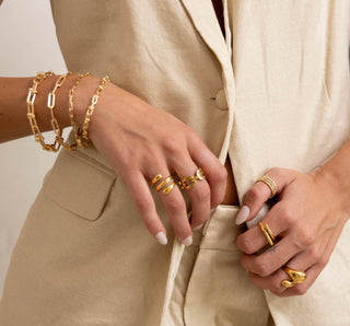 Carrie Paperclip Link Bracelet - Boutique Bella BellaBracelet
