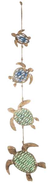 Carved Turtle Drop Windchime - Boutique Bella BellaWindchime