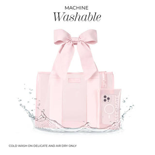 Case-Mate Ballet Pink Bow Jelly Tote Bag - Boutique Bella BellaTote Bag
