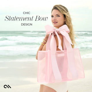 Case-Mate Ballet Pink Bow Jelly Tote Bag - Boutique Bella BellaTote Bag