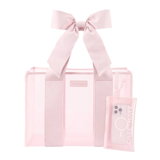 Case-Mate Ballet Pink Bow Jelly Tote Bag - Boutique Bella BellaTote Bag
