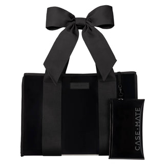 Case-Mate Midnight Black Bow Jelly Tote Bag - Boutique Bella BellaTote Bag