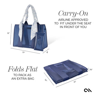 Case-Mate Something Navy Twilly Jelly Tote Bag - Boutique Bella BellaTote Bag