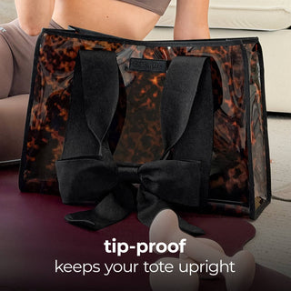 Case-Mate Tortoiseshell Bow Jelly Tote Bag - Boutique Bella BellaTote Bag