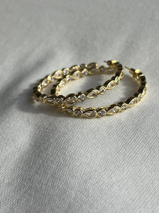 Cassidy Hoop - Boutique Bella BellaEarring