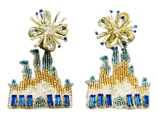 Castle Earrings - Boutique Bella BellaDistress