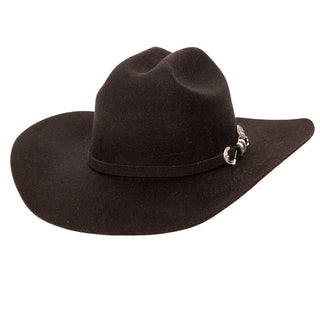 Cattleman Felt Hat-Black - Boutique Bella BellaHat