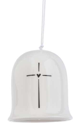 Cross with Heart Bell