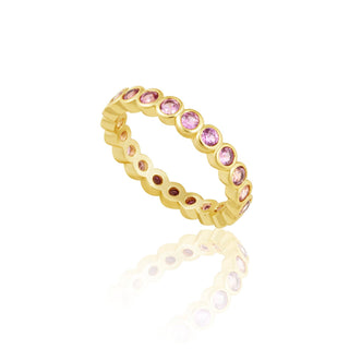 Celeste Eternity Ring - Pink - Boutique Bella BellaRing