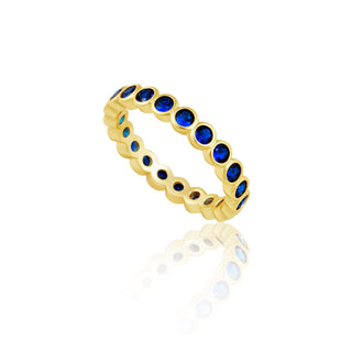 Celeste Eternity Ring - Sapphire - Boutique Bella BellaRing