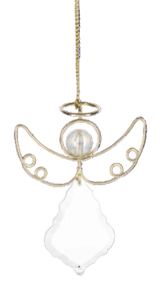 Celestial Gold Angel Tree Decoration - Boutique Bella BellaOrnament