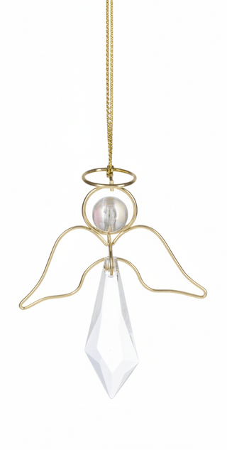 Celestial Gold Angel Tree Decoration - Boutique Bella BellaOrnament