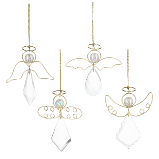 Celestial Gold Angel Tree Decoration - Boutique Bella BellaOrnament