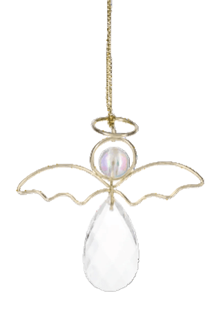 Celestial Gold Angel Tree Decoration - Boutique Bella BellaOrnament