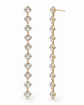 Celestine CZ Drop Earrings - Boutique Bella BellaEarring