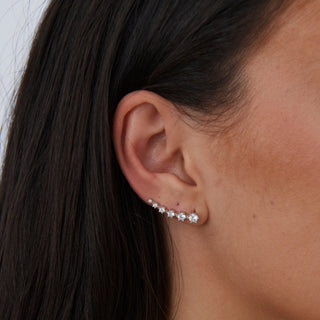 Celina CZ Bar Earring - Boutique Bella BellaEarrings