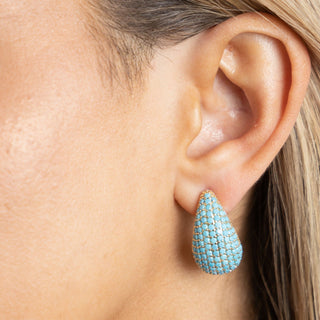 Celine CZ Raindrop Earring - Boutique Bella BellaEarring