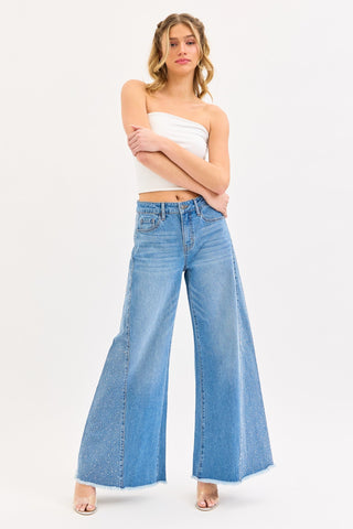 Cello Don't Be Cruel Wide Leg - Boutique Bella BellaJeans