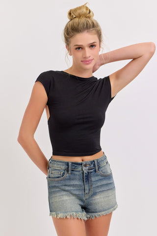 Cello High Rise Denim Shorts - Boutique Bella BellaShorts