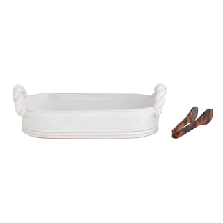 Ceramic Handle Bread Bowl - Boutique Bella BellaServing Tray