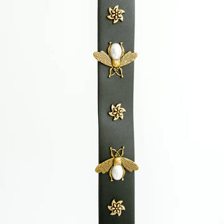 Bee Handbag Strap - Black