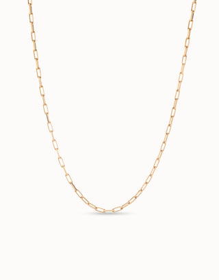 Chain 8 Gold - Long link chain charm necklace - Boutique Bella BellaUno de 50 - Necklace
