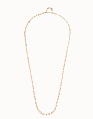 Chain 8 Gold - Long link chain charm necklace - Boutique Bella BellaUno de 50 - Necklace